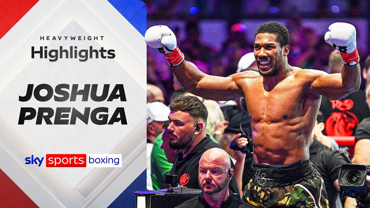 Anthony Joshua derribado DOS VECES y gana por KO! | Joshua vs Prenga | Highlights