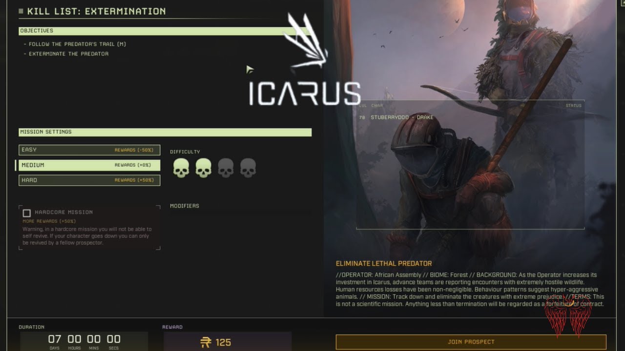 Icarus - Kill List: Extermination