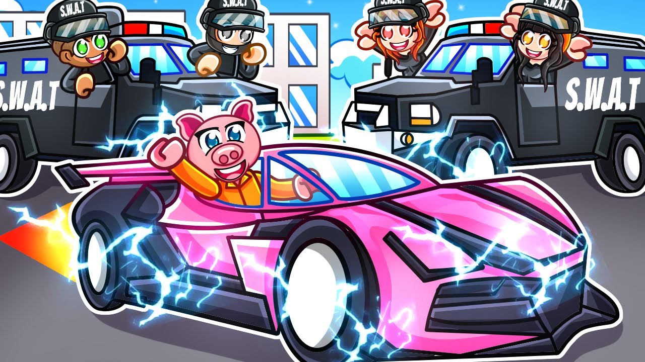 VĚZEŇ SPEEDRUNNER vs SWAT HUNTEŘI v Robloxu...