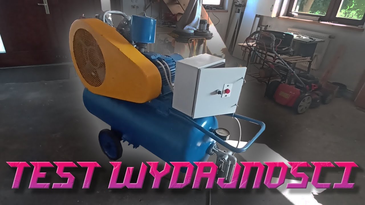 Test wydajności kompresora Airpol Pomet A50 V1.13.7