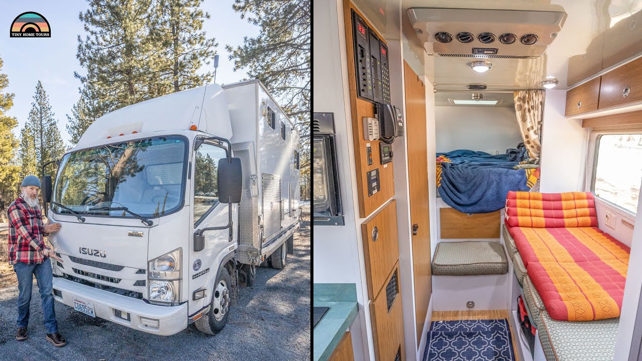 Apartment on Wheels Hidden in a Box Truck