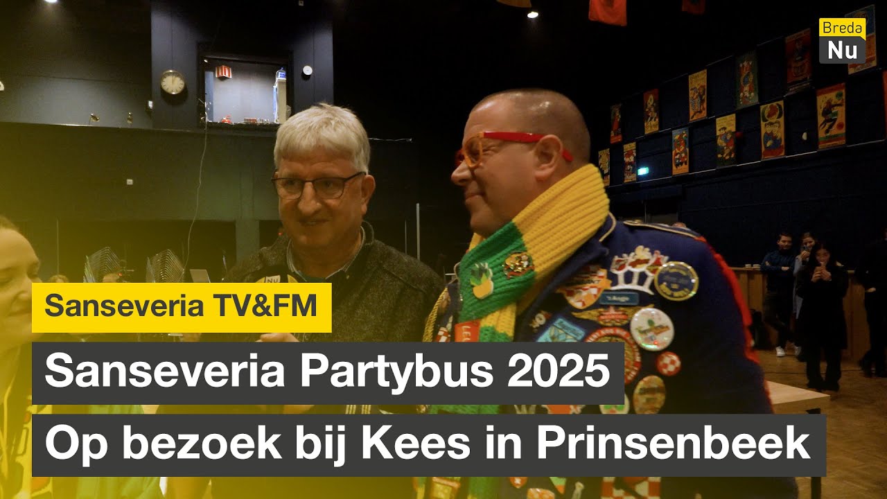 Sanseveria Partybus 2025: Op bezoek bij Kees in Prinsenbeek | Sanseveria TV&FM