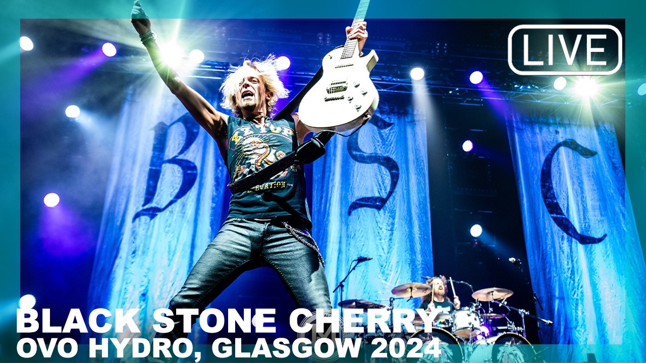 POV shooting Black Stone Cherry in Glasgow's OVO Hydro arena