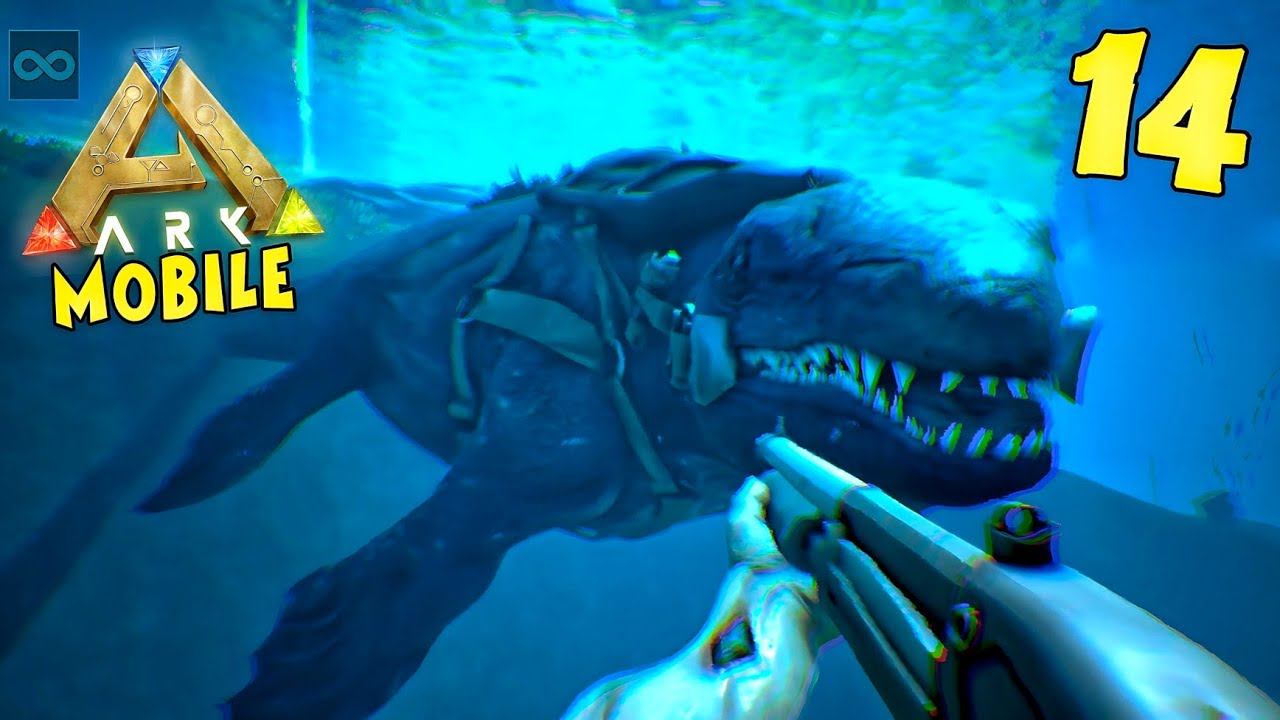 Taming A Giant Mosasaurus 😮| Ark Ultimate Mobile Edition Gameplay | Hindi #14