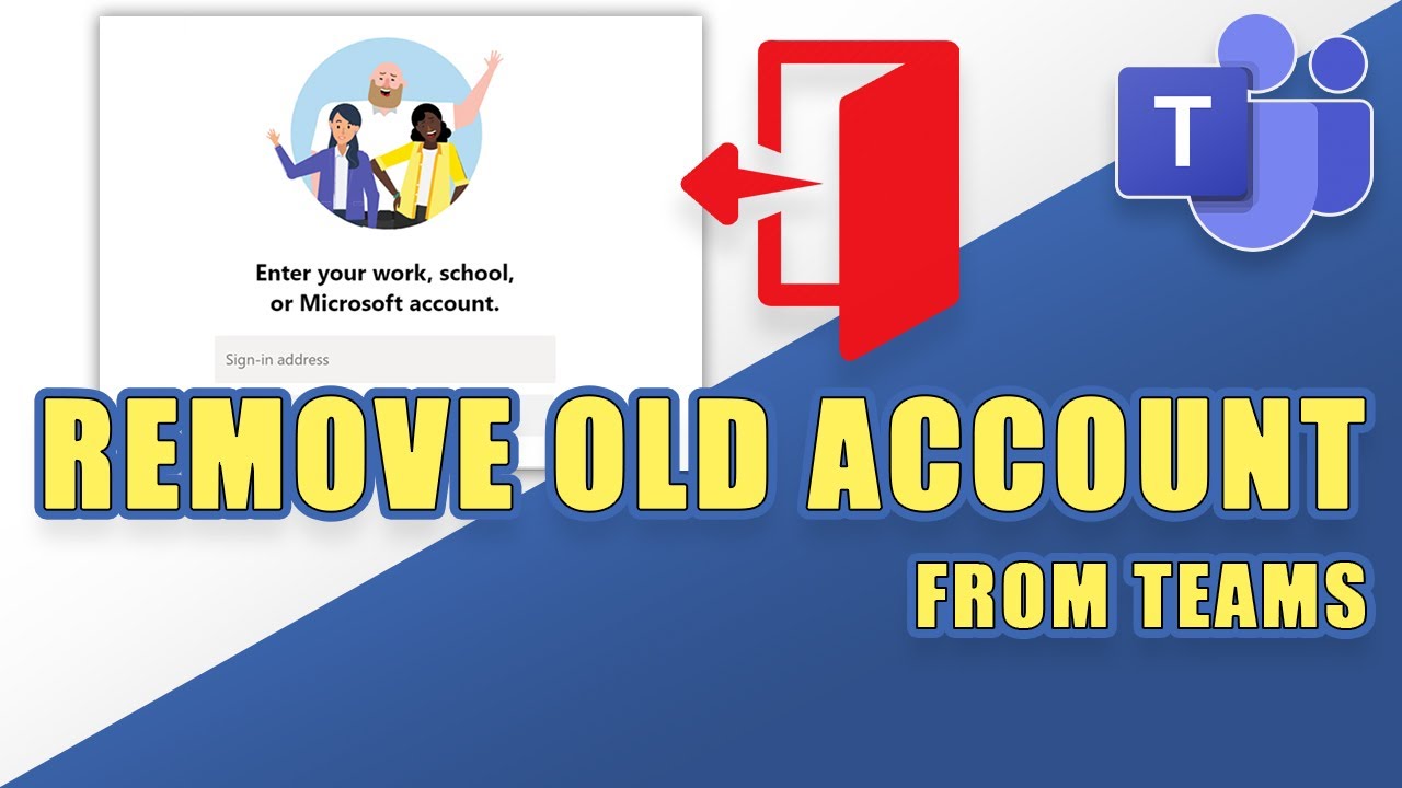How to Fully REMOVE Your Old Account from TEAMS (Online)