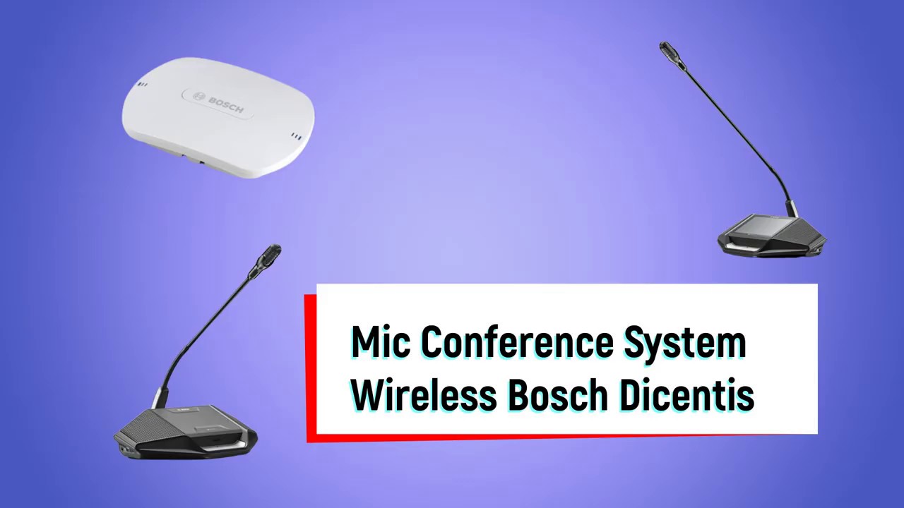 Mic Conference System Wireless Bosch Dicentis