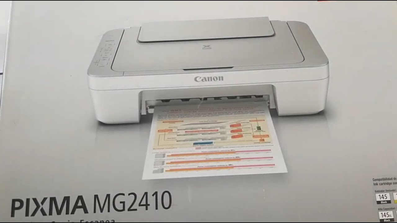Unboxing Multifuncional Canon Mg2410 (Instalación/Test) + Drivers 2023