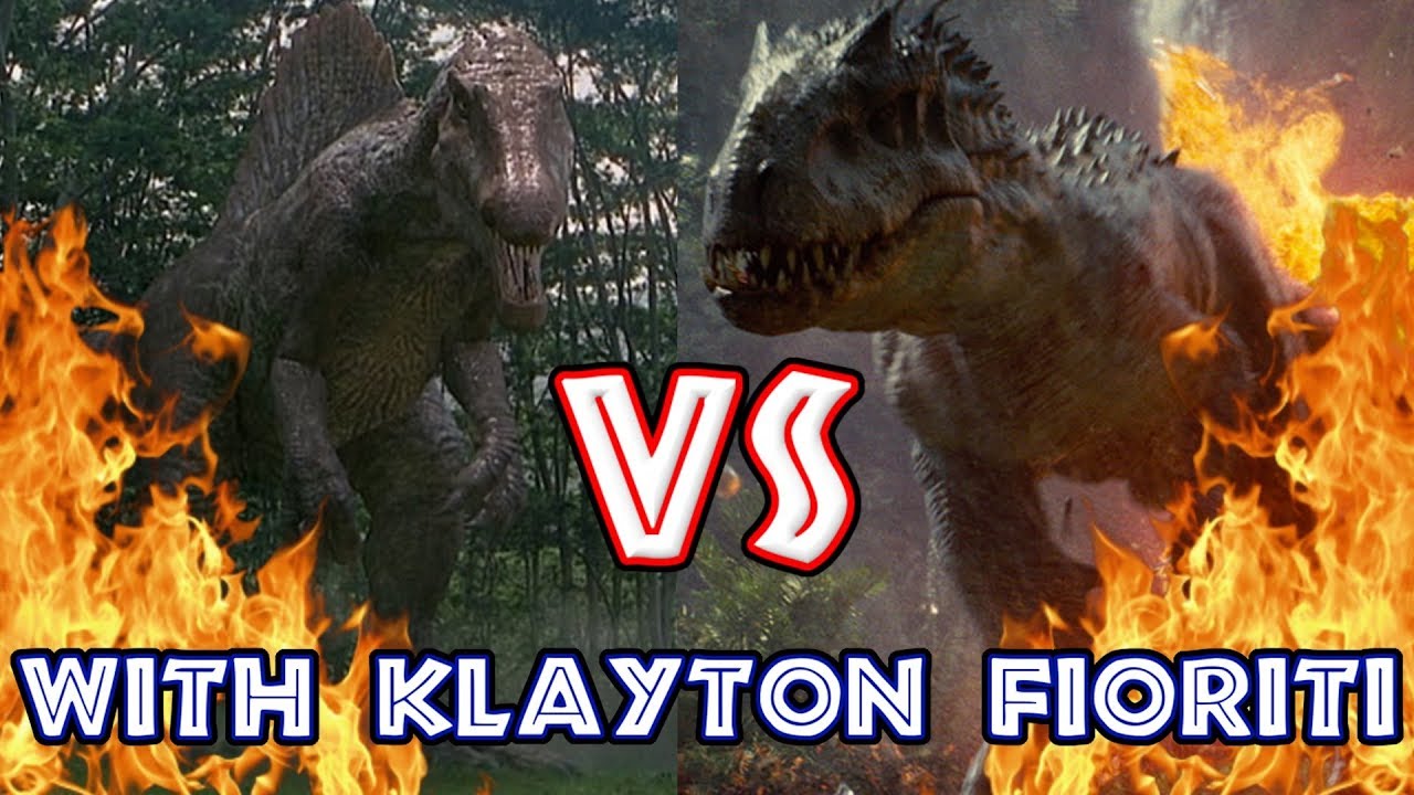 Spinosaurus VS Indominus Rex (with Klayton Fioriti)