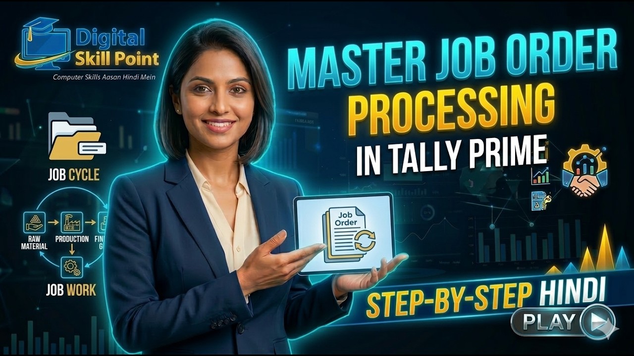Job Order Processing in Tally Prime | Full Step-by-Step Tutorial