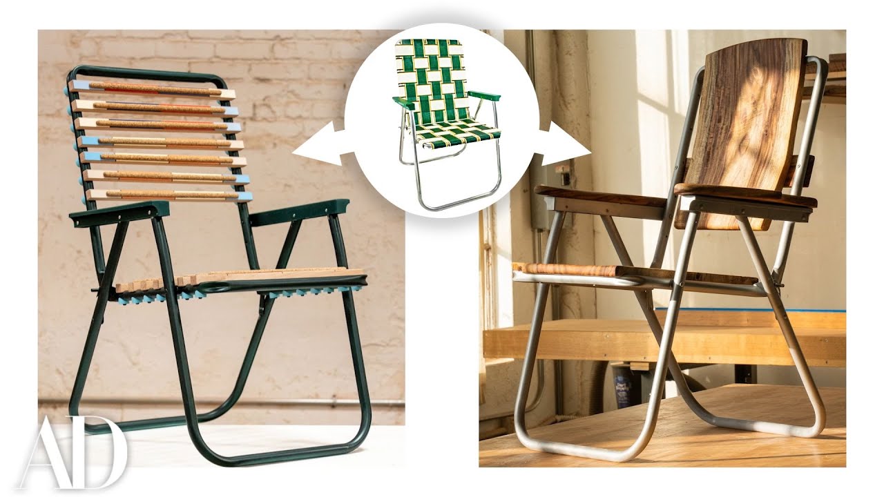 2 Designers Transform The Same Walmart Lawn Chair | Custom Crafted | Architectural Digest