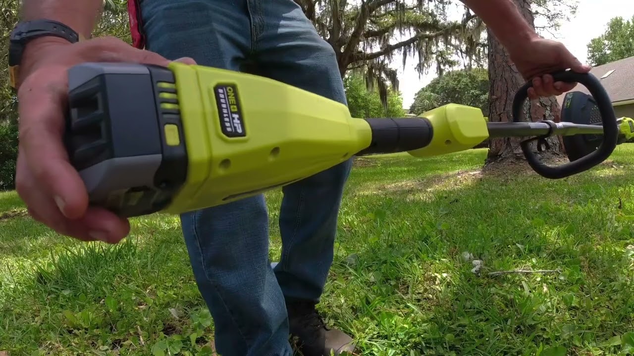 Тест триммера RYOBI 18V ONE+ HP Brushless WHISPER SERIES 15”