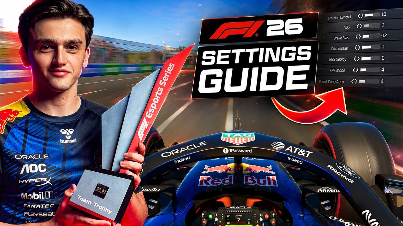 THE BEST F1 26 PRO GAME SETTINGS! 😁 (CAMERA, WHEEL, GRAPHICS SETTINGS)
