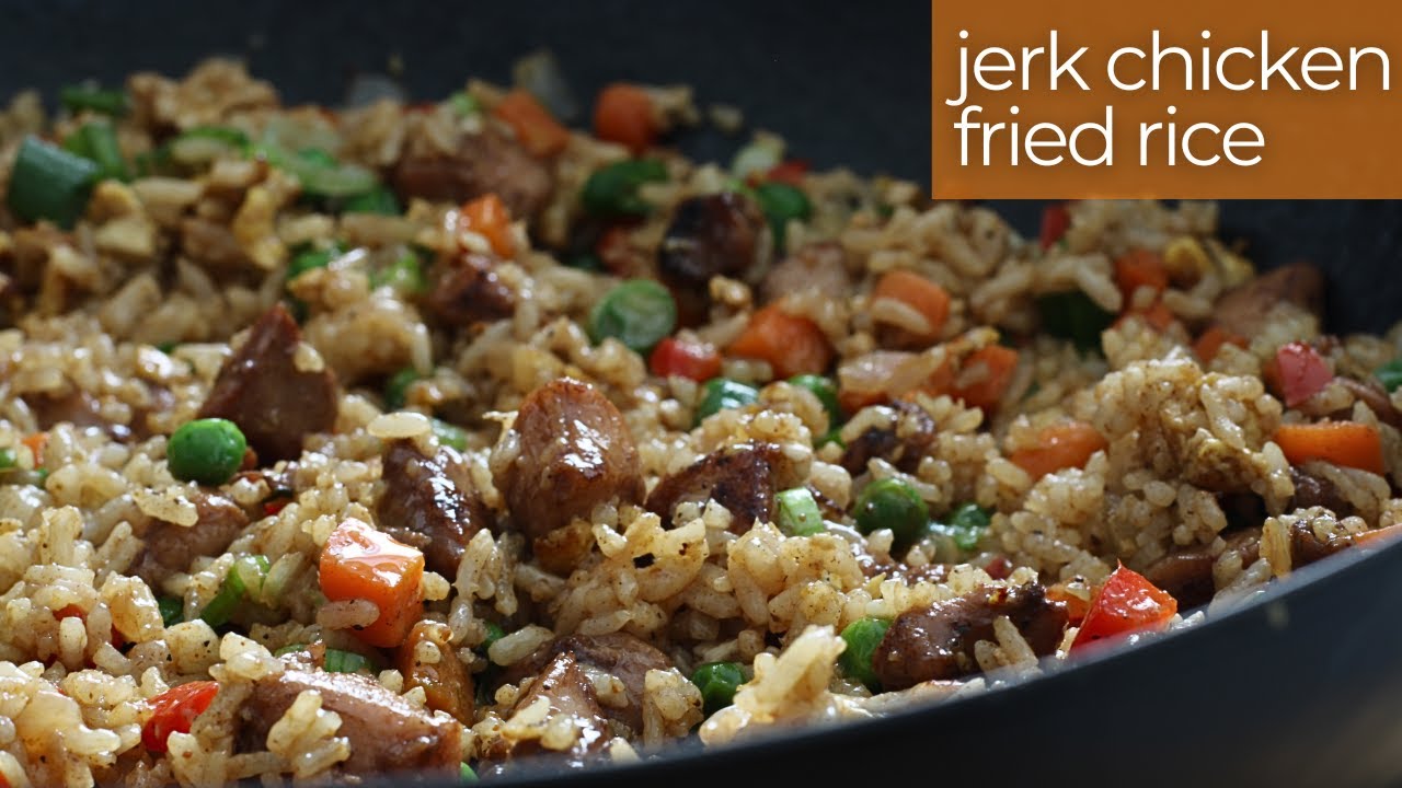 Jerk Chicken Fried Rice will impress you with its bold flavors!