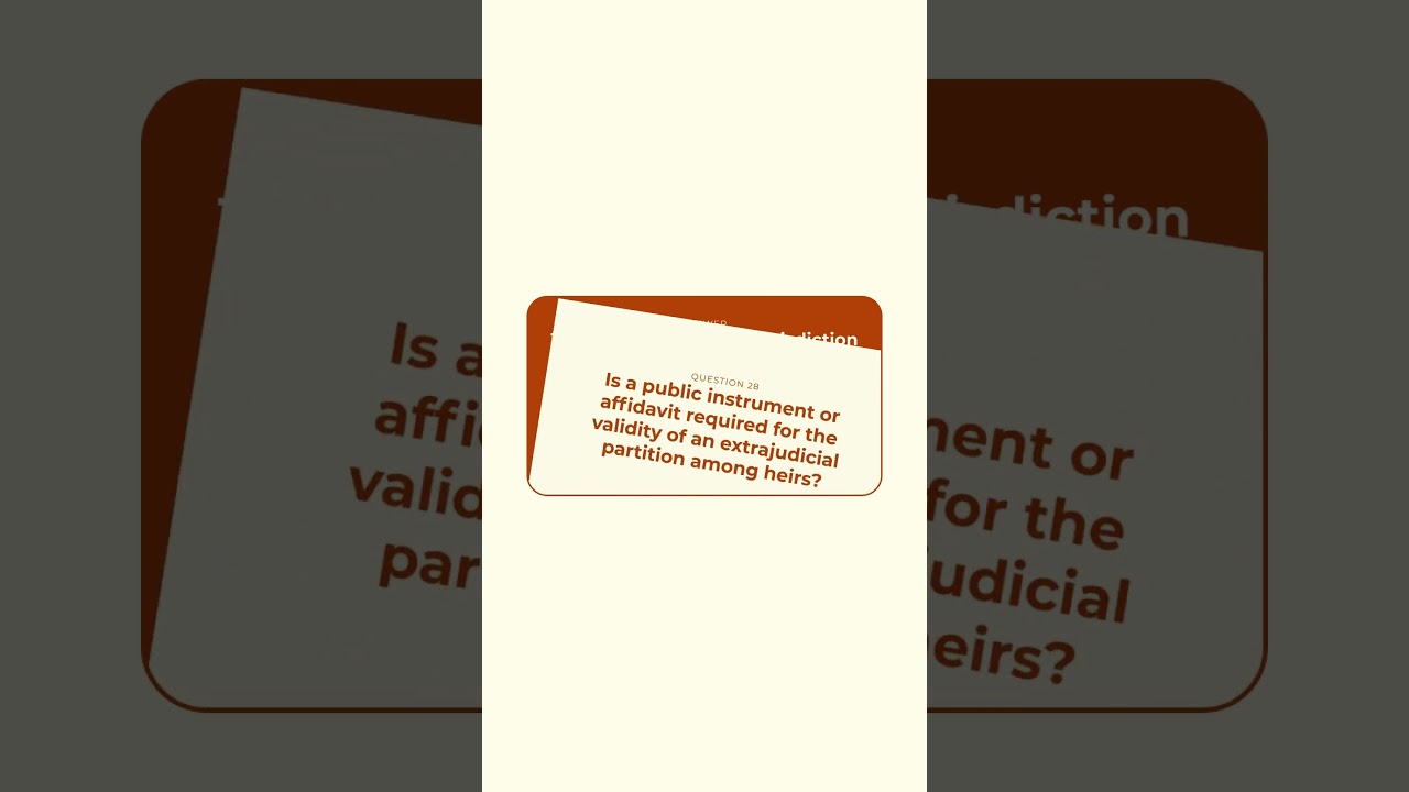 Remedial eFlashcards, part 6 | Special Proceedings