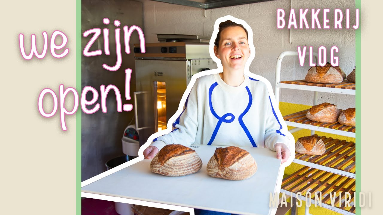 MICROBAKKERIJ VLOG #10 | We zijn OPEN! 🥳 Eerste bakdag & de oven draait overuren! 🍞🔥