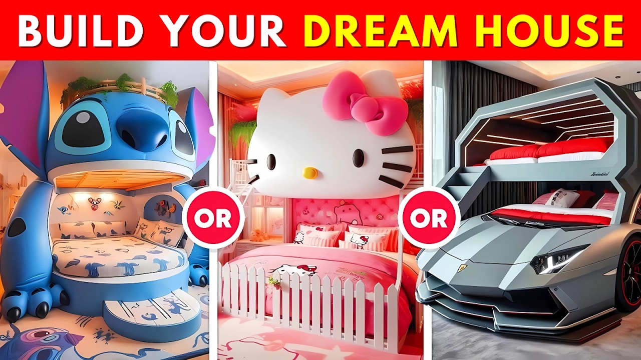 Would You Rather - Build Your Fantasy Bedroom 🛏️🤑🏠 | Quiz Rabbit