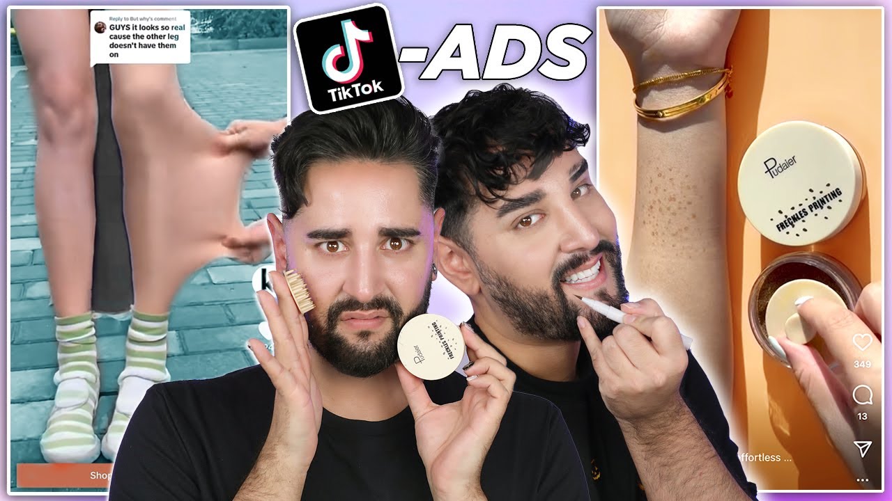 TIKTOK MADE US BUY IT! | Trying Viral TikTok Ads 💜🖤 The Welsh Twins