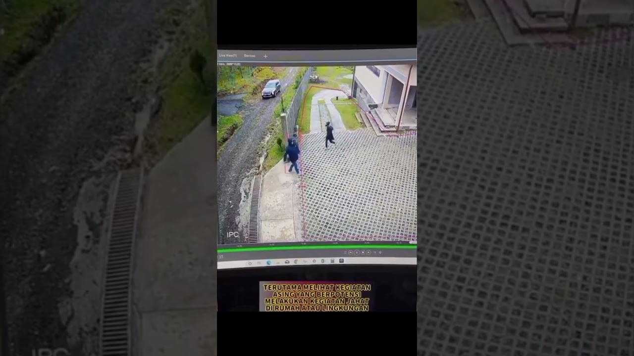 cctv alarm seting area #alarmcctv #maling #begal #cctv #alarm