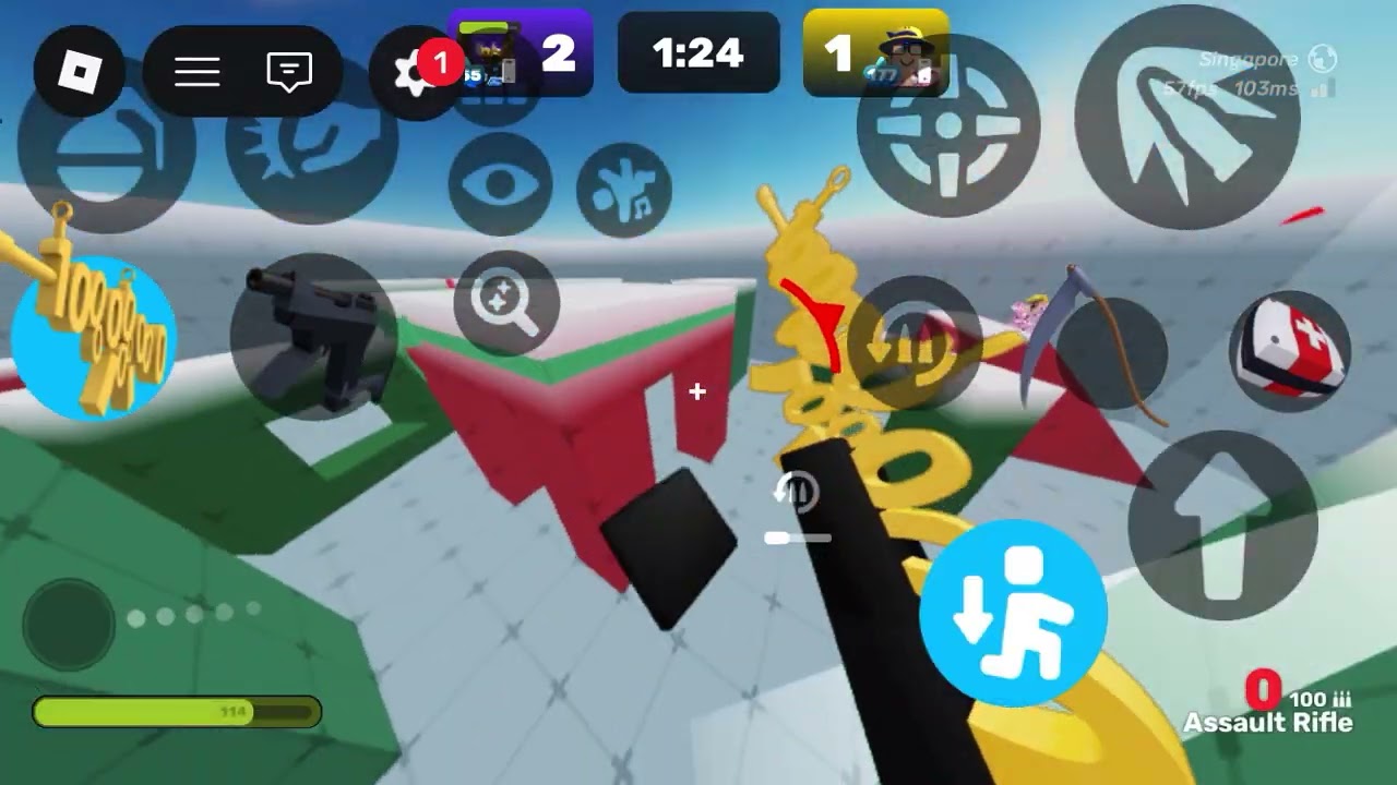 Playing rivals with no auto •,•,