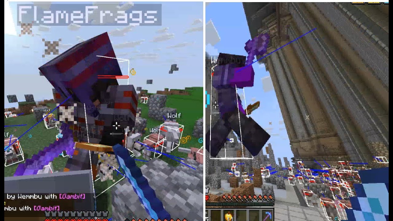 I fought Wemmbu and Flamefrags in the Unstable SMP