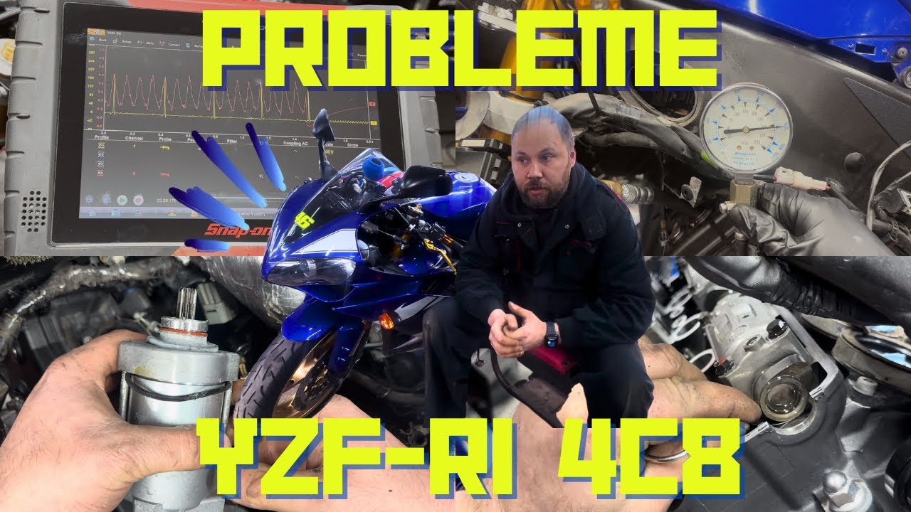 Yamaha R1 -2008 4C8 CU PROBLEME !🤌🤌