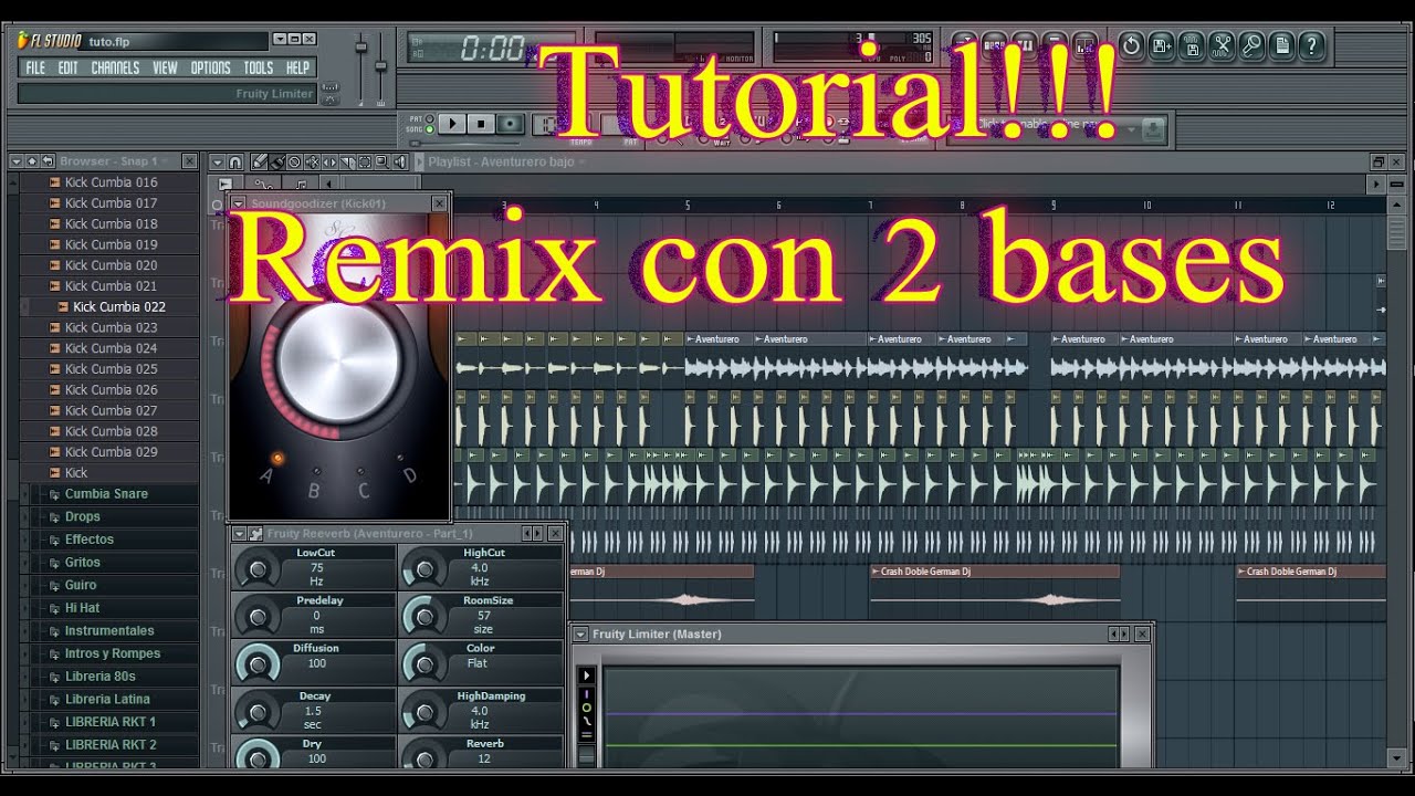 Como Hacer Un Remix De Cumbia Con 2 Bases (parte 1) - German Rmx Producer
