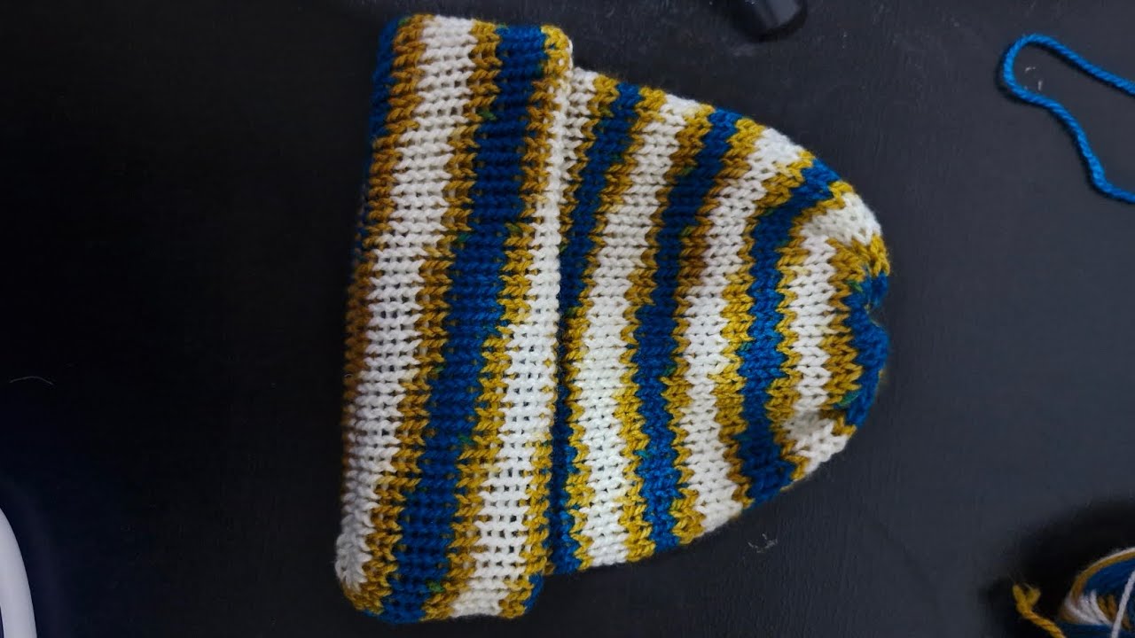 Tutorial de gorro en maquina sentro y corrección de saltos de puntos