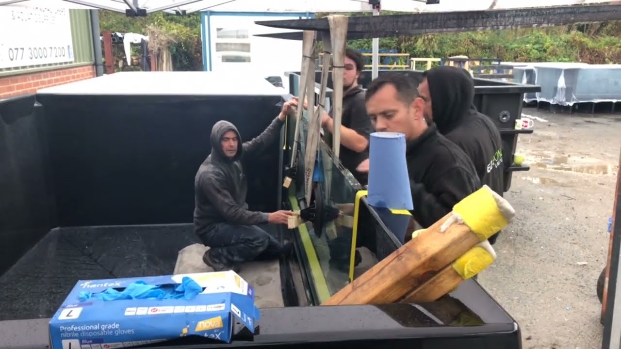 Ez-Pond Ltd - Koi Tank, window install.