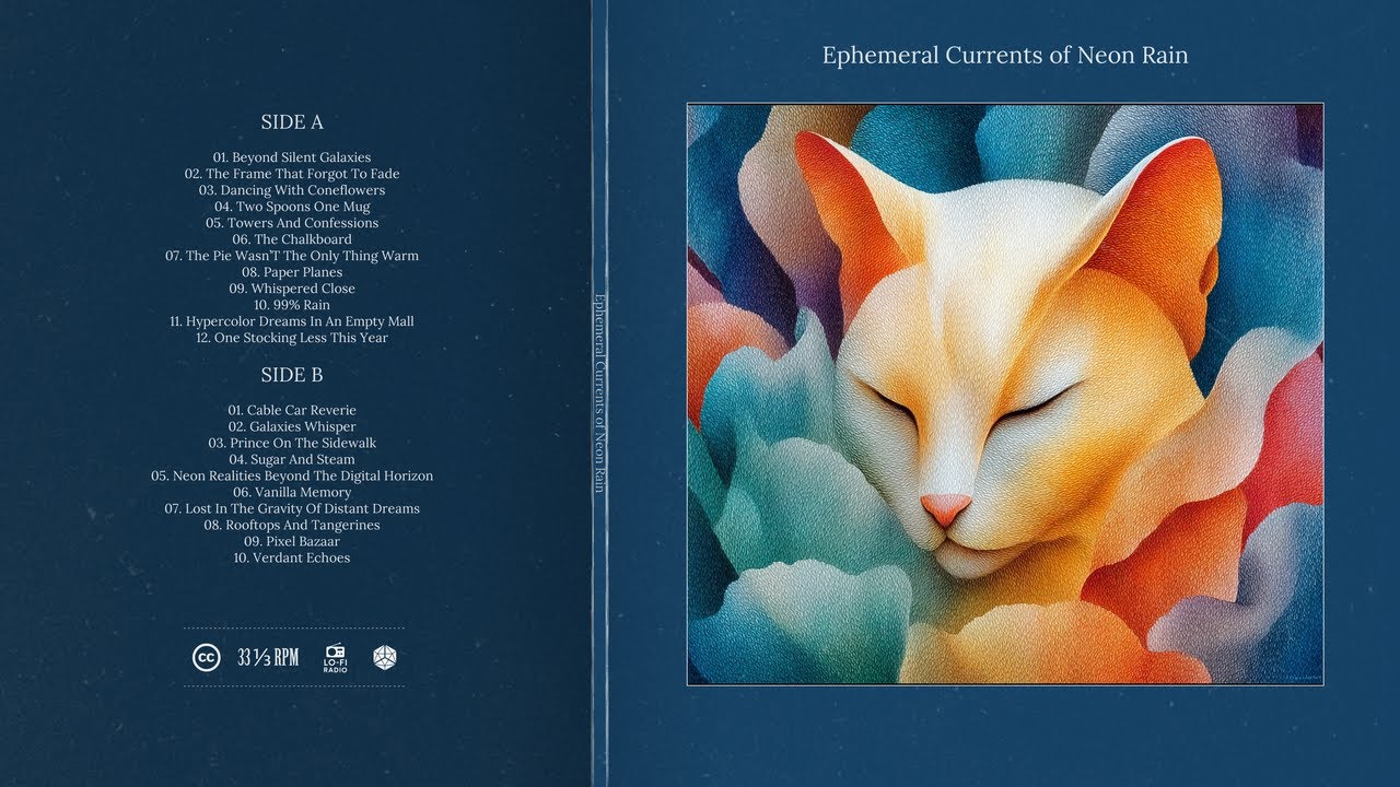 Ephemeral Currents of Neon Rain Vinyl | Kat Records Presents Tidal Dreams & Whispered Solitude