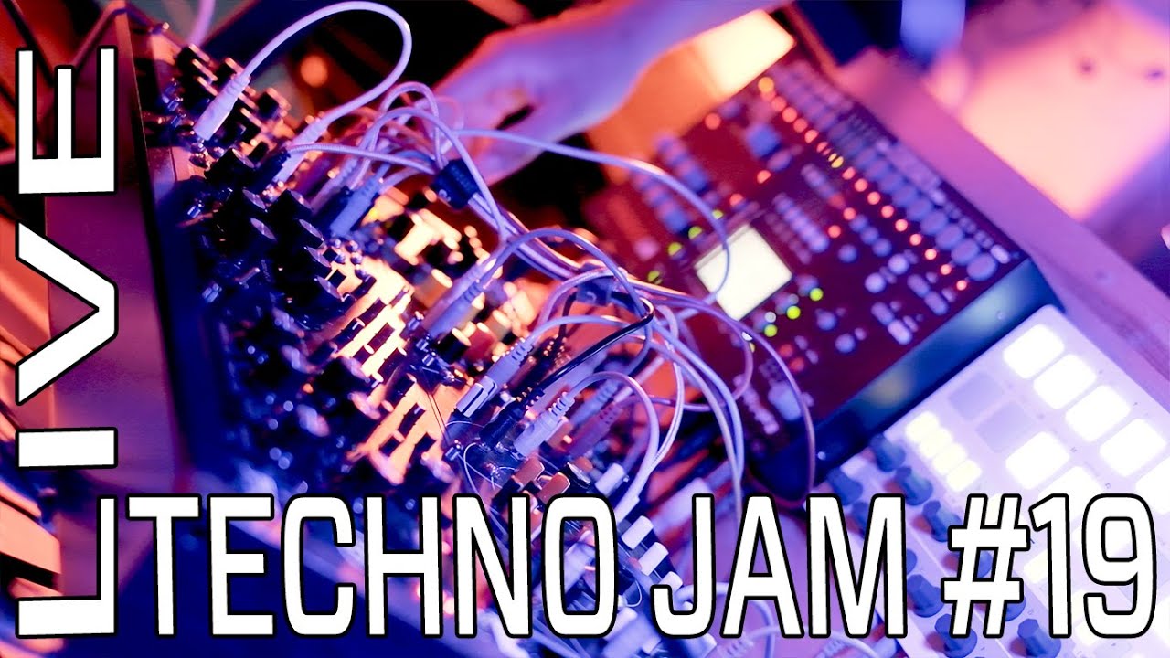 Jam #19 QUADRANTID SWARM + DFAM + Octatrack Modular Techno Live Jam