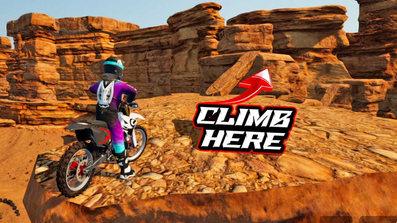 Cliff Climbing Challenge in Motocross: Chasing the Dream!