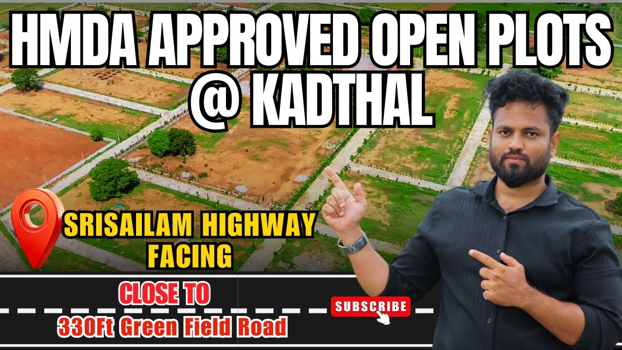 Highway-Facing Plots on Srisailam Highway &ndash; Kadthal | Fully Gated Community!