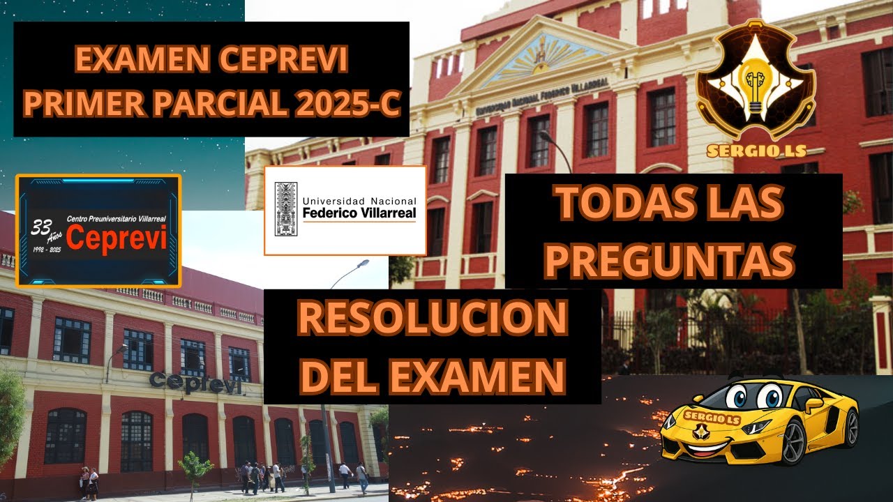 🔴 EN VIVO - RESOLUCION DEL EXAMEN CEPREVI 2025 C - FIJAS ADMISION VILLARREAL