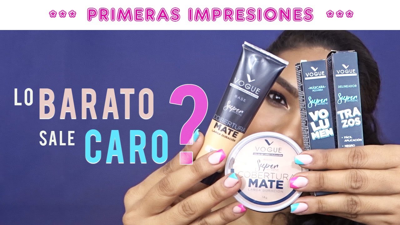 Linea SUPER FANTASTIC de Vogue / Lo Barato sale Caro? Primeras impresiones! #MaquillajeColombiano