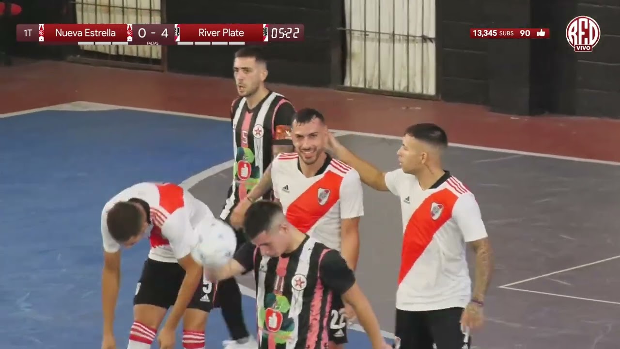 Goles River Plate Futsal vs Nueva Estrella (Primera División)