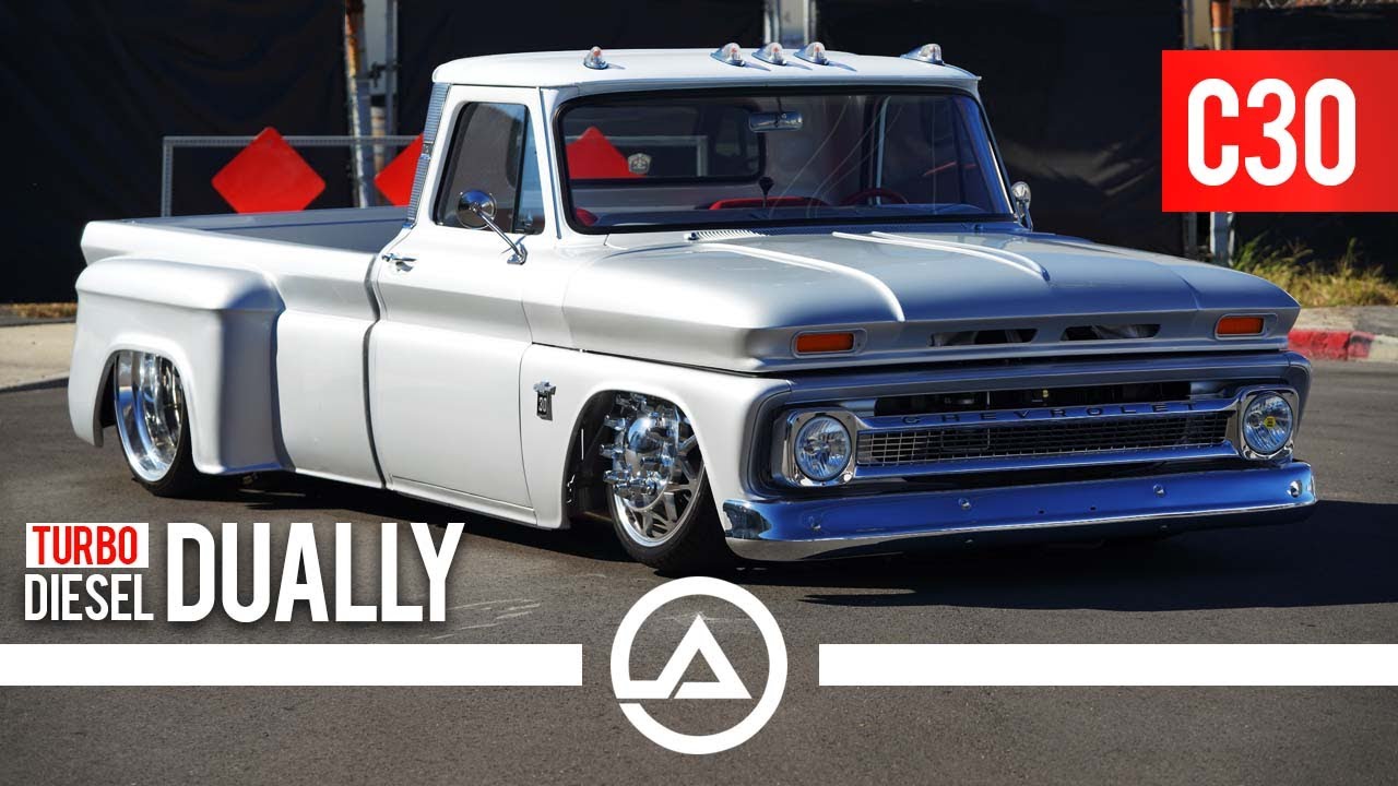 Slammed Chevy C30 Dually Turbo Diesel Shop Truck