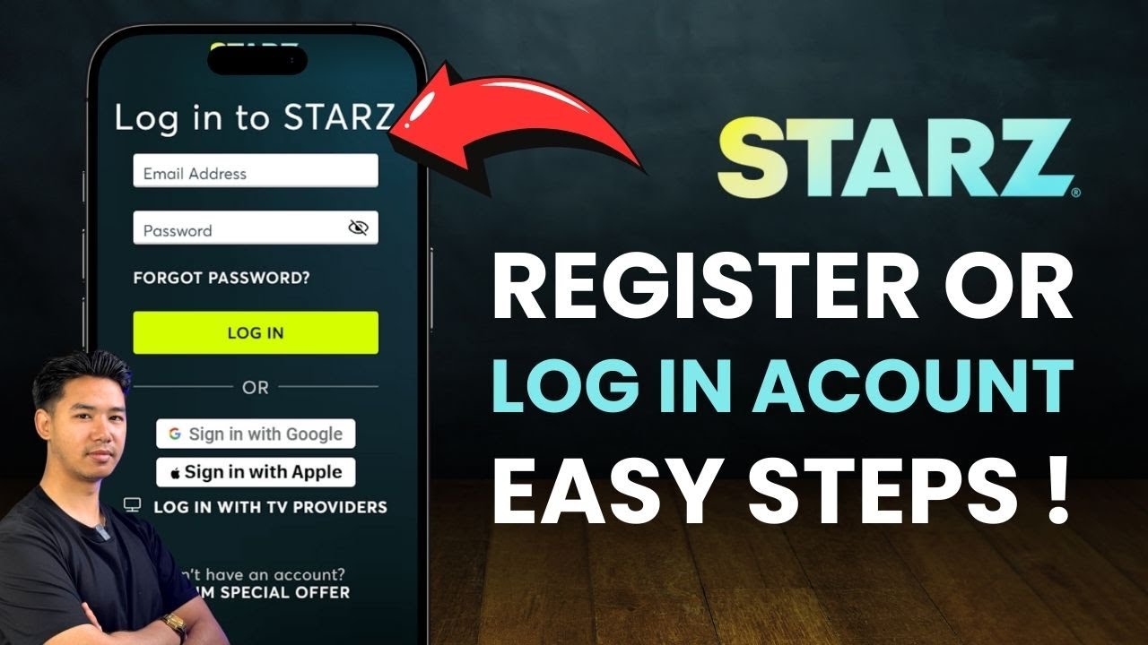 Log In STARZ | How to Sign Up Account on STARZ !