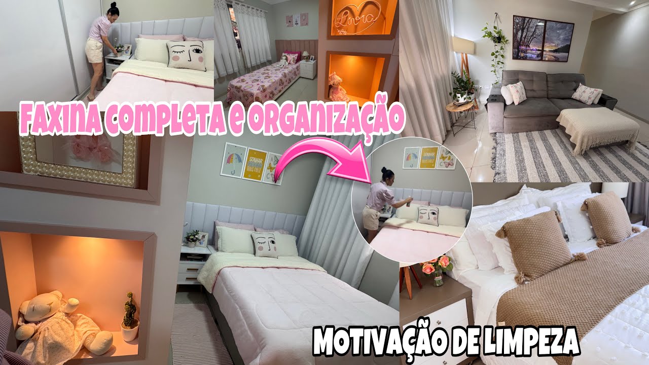 FAXINA COMPLETA LIMPEZA ORGANIZAÇÃO -minha rotina real  #faxinacompleta #rotinadodia #vlog #casa