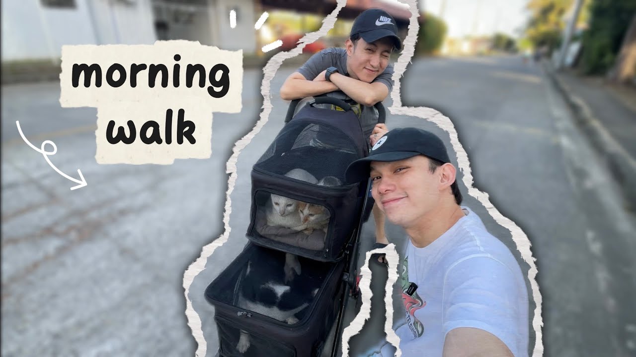 MORNING WALK with the babies! ❤️