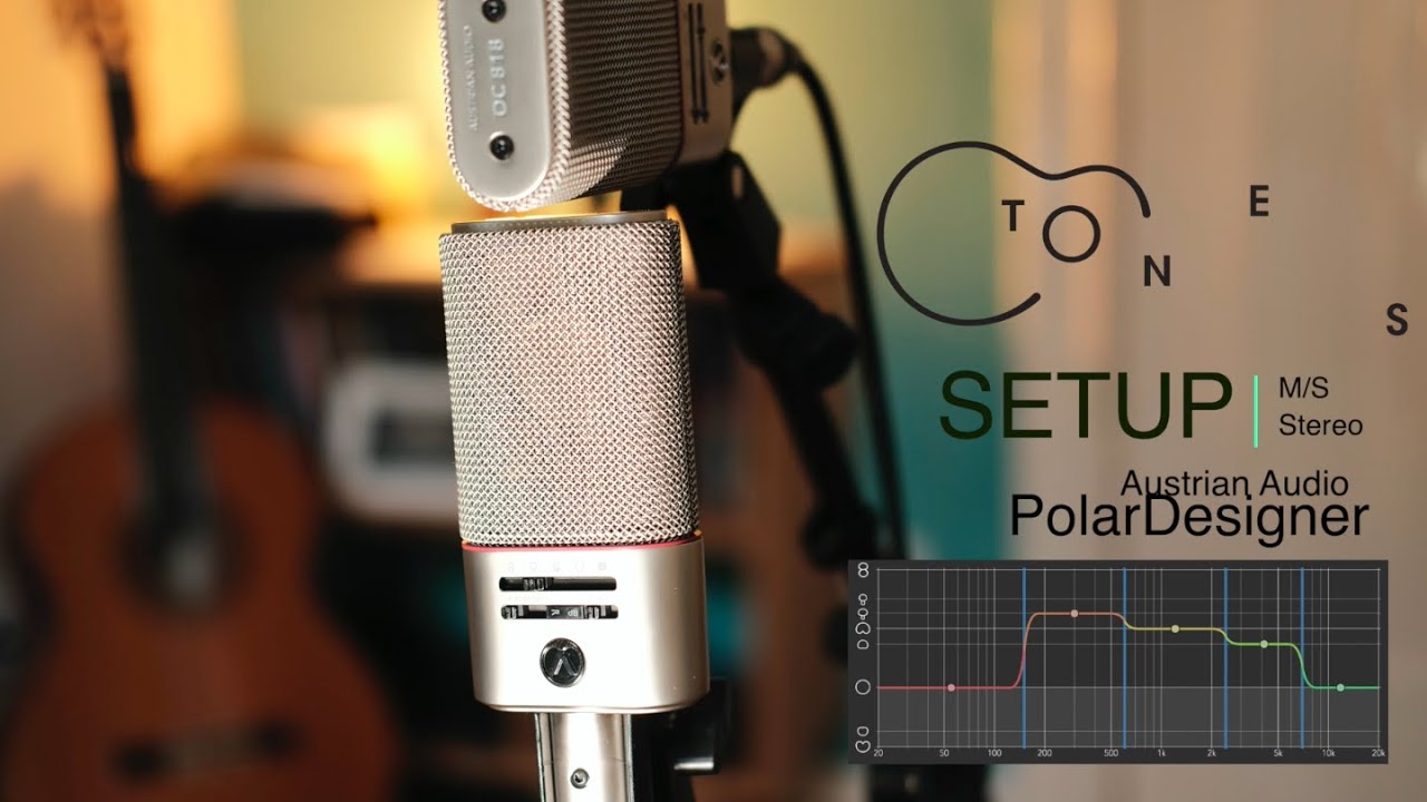 Austrian Audio OC818 and the PolarDesigner Plugin | Microphone Techniques for Classical Guitar