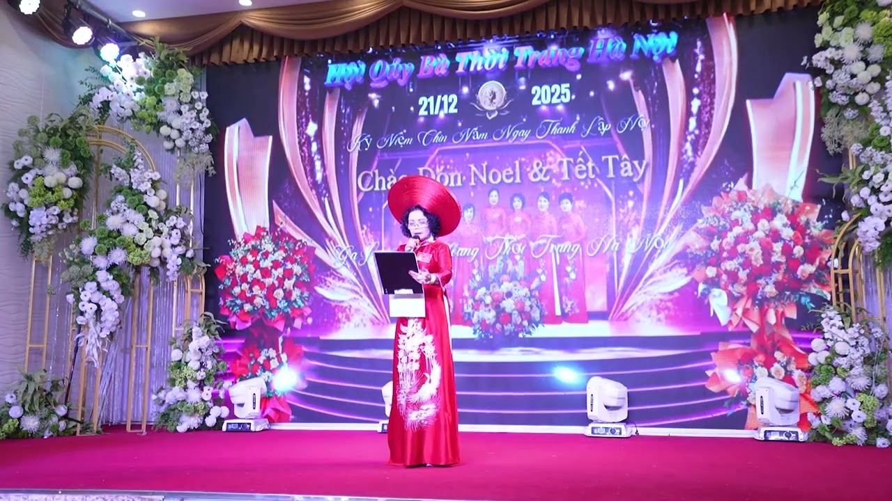 Kỷ Niệm 21/12/2025 Ngày Thành Lập Hội QB Thời Trang Hà Nội Chủ Tịch Phát Biểu