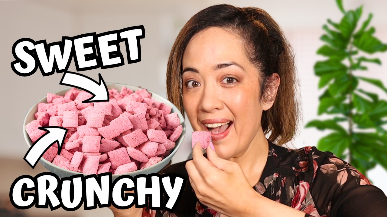 This Crunchy Low Carb Dessert Tastes Like Strawberries!