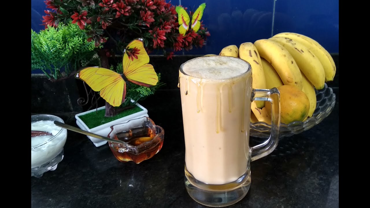 Orange Banana Smoothie | Low Calorie High Protein Shake