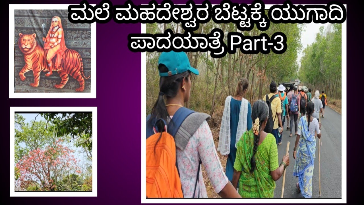 ಮಲೆ ಮಹದೇಶ್ವರ ಬೆಟ್ಟಕ್ಕೆ ಯುಗಾದಿ ಪಾದಯಾತ್ರೆ Part-3 
