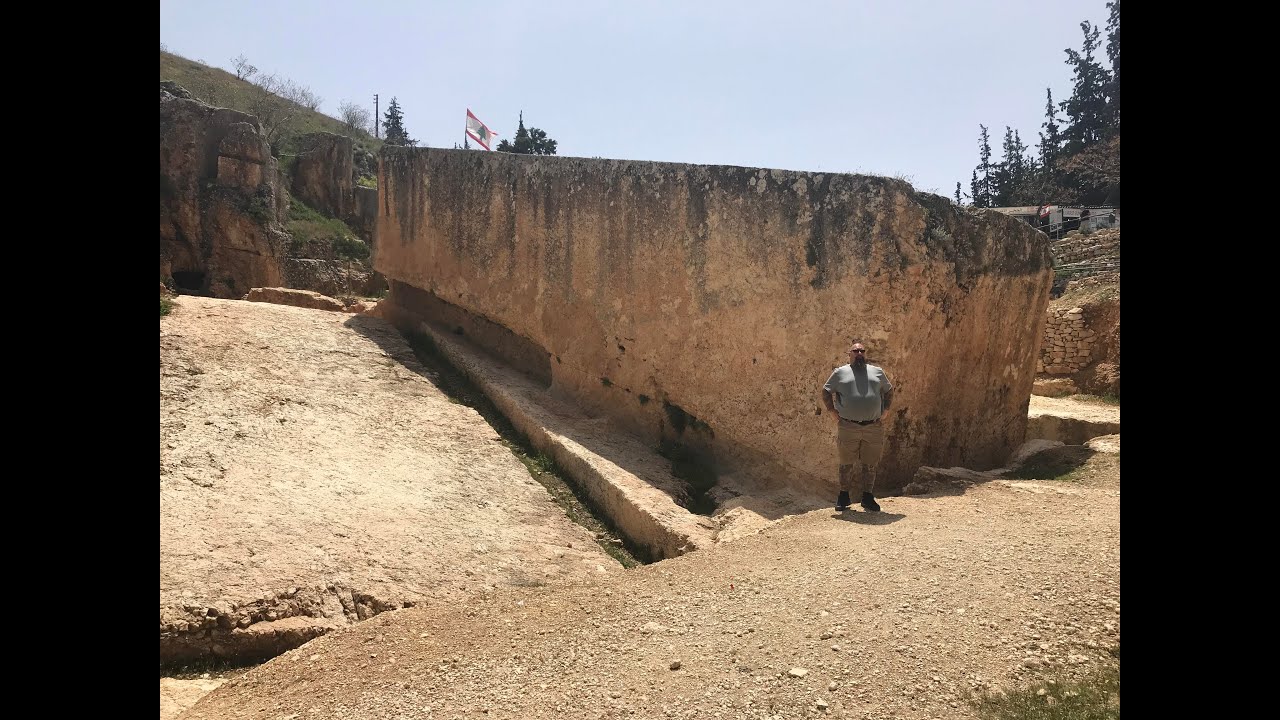 Recent Excavation Of A 1600 Ton Limestone Monolith At The Baalbek Quarry In Lebanon