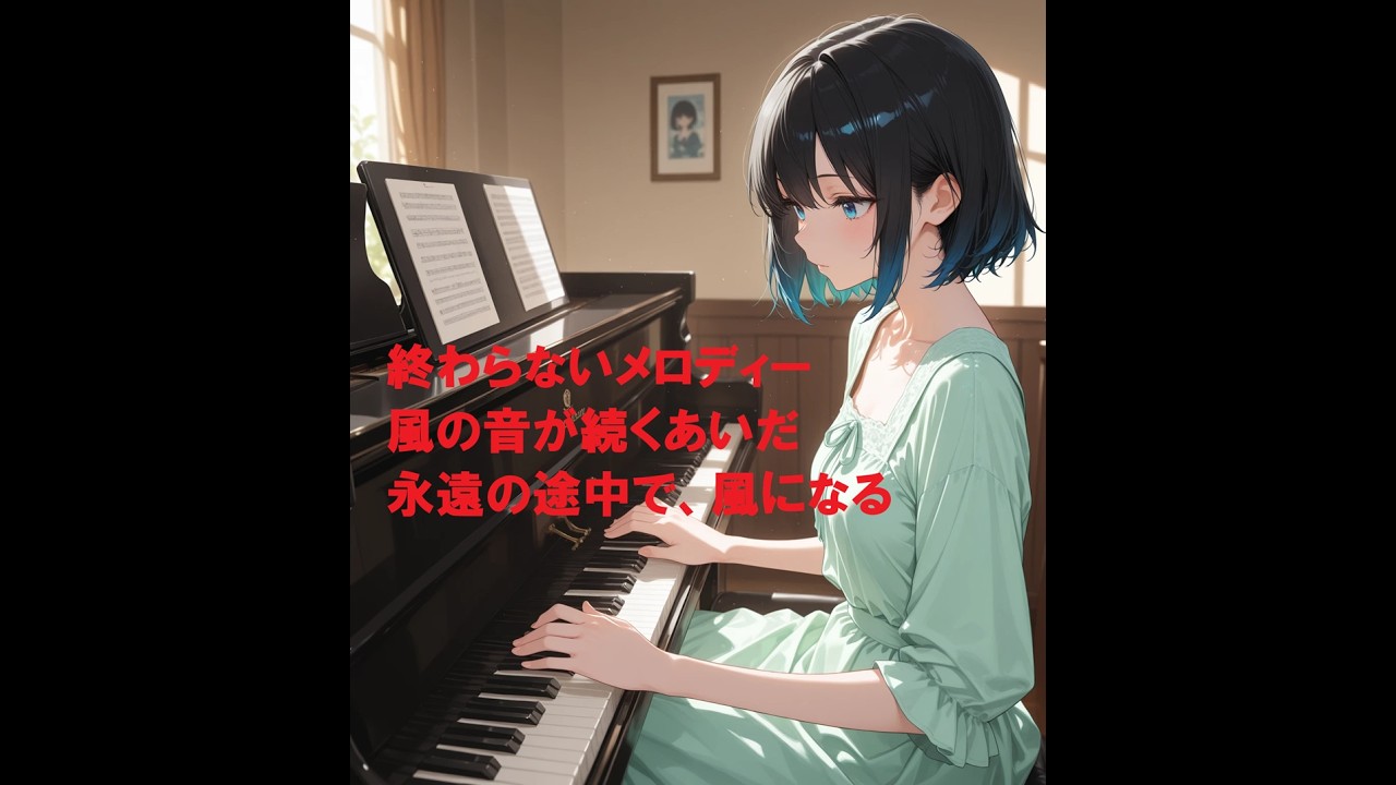 終わらないメロディー。風の音が続くあいだ。永遠の途中で、風になる。