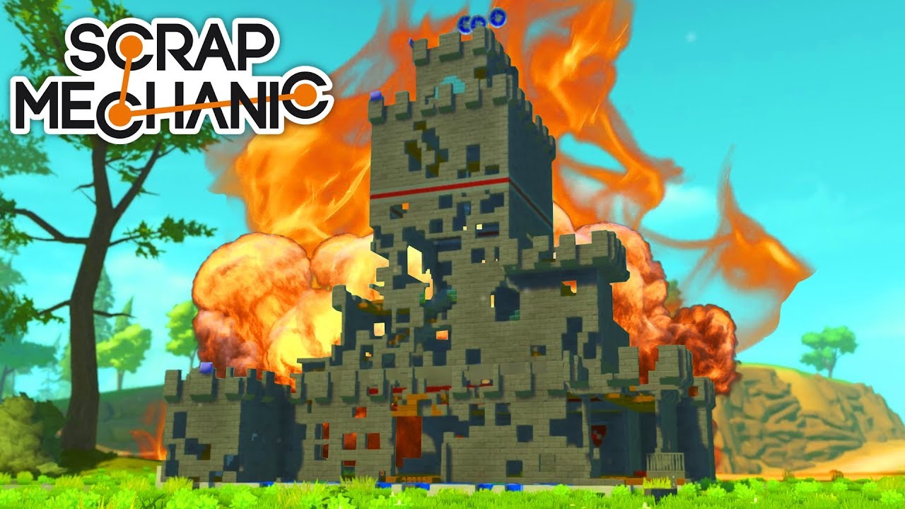 🔥 EKSTREMALNE WALKI WIELKICH ZAMKÓW! | SCRAP MECHANIC