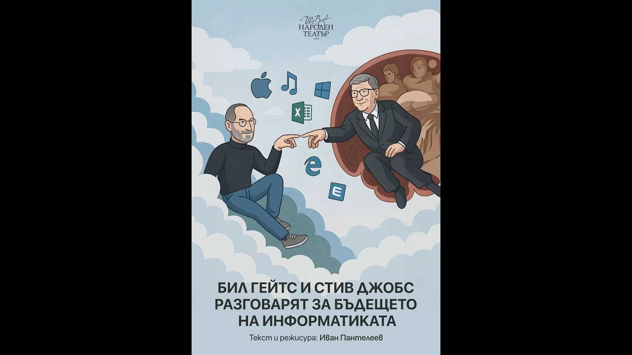 [Без маски] &bdquo;Бил Гейтс и Стив Джобс разговарят за бъдещето на информатиката&ldquo;