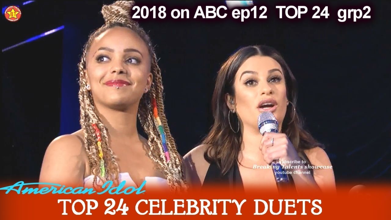 Jurnee and Lea Michelle Duet &ldquo;Run&rdquo;  AMAZING JURNEE Top 24 Celebrity Duets American Idol 2018