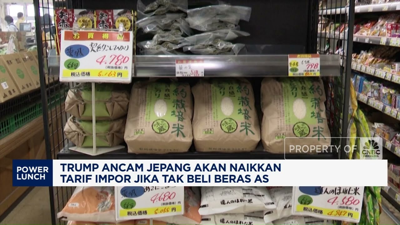 Trump Ancam Jepang Akan Naikkan Tarif Impor Jika Tak Beli Beras AS